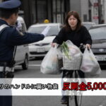 自転車のハンドルに買い物袋かけたらあかんの知ってた？反則金5,000円それ＋になる可能性も