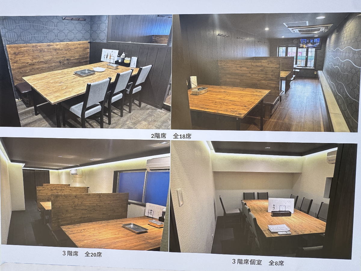 【西田辺】「串カツ 佑」の店内