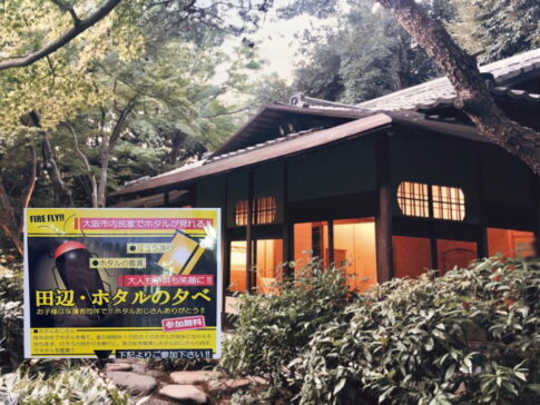【東住吉区】「田辺・ホタルの夕べ」開催。毎年1万匹近くを育てる「ホタルおじさん」のイベント