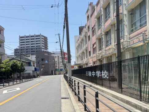 三稜中学校のフェンス、すごすぎる件。