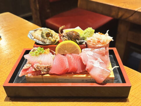 西田辺「食悦堂」999円とは思われへん！お刺身盛り合わせ「パンドラの箱」【すみつーグルメ】