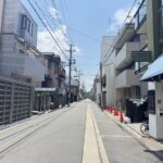 ストリートビューの車が走ってた。東住吉区南田辺3丁目
