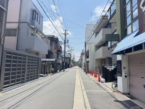 ストリートビューの車が走ってた。東住吉区南田辺3丁目