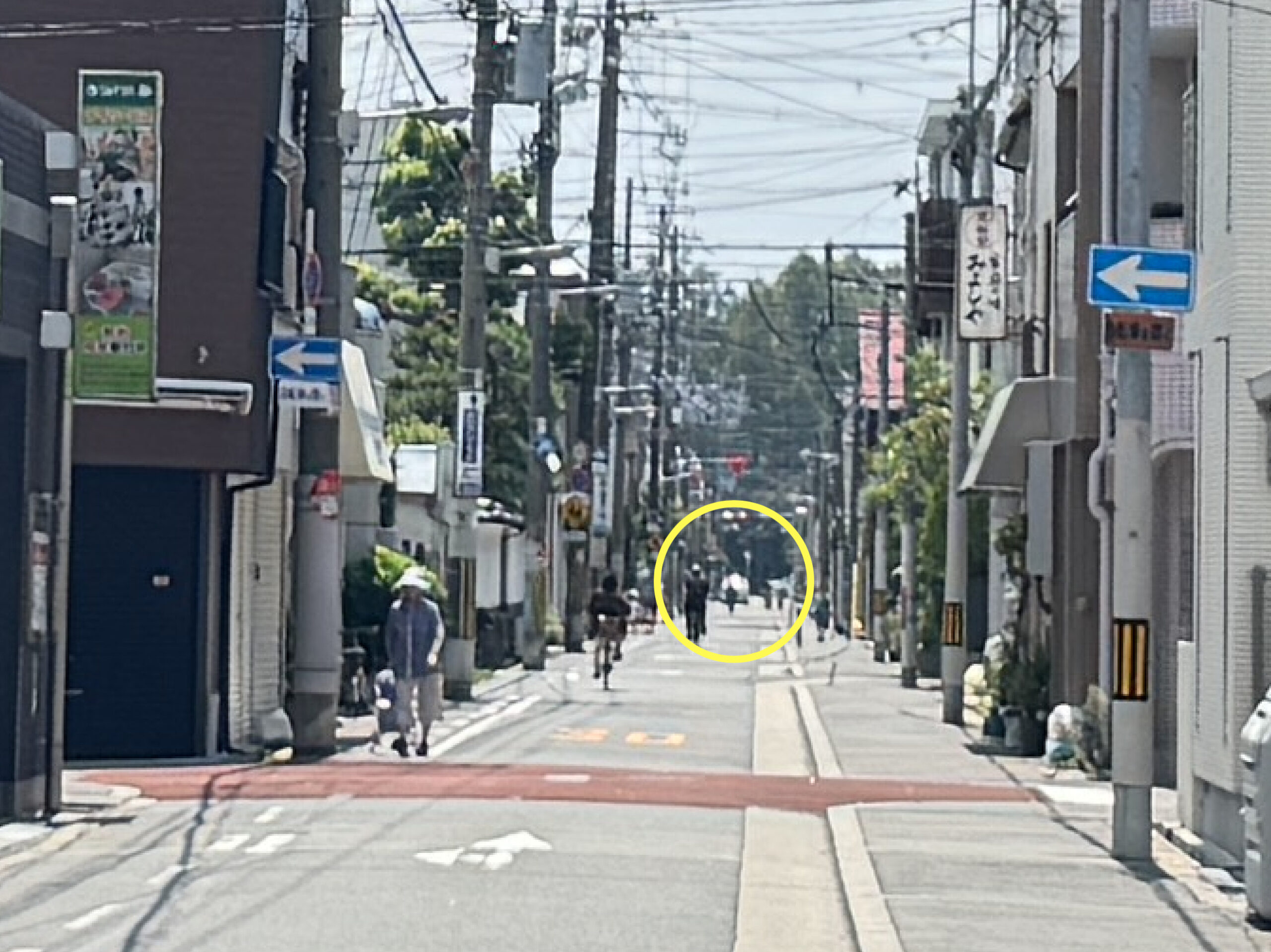 ストリートビューの車が走ってた。東住吉区南田辺3丁目