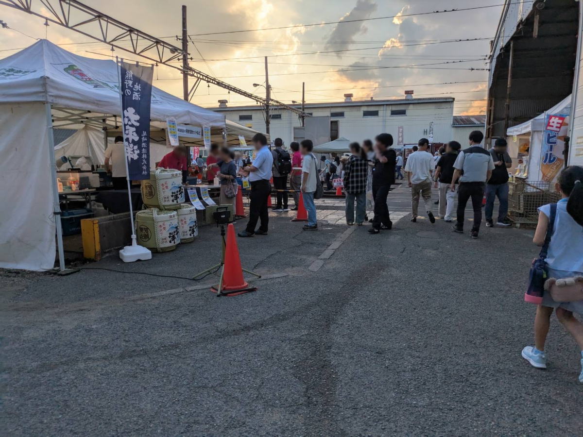 「阪堺グルメフェス2026年夏」の日本酒コーナー