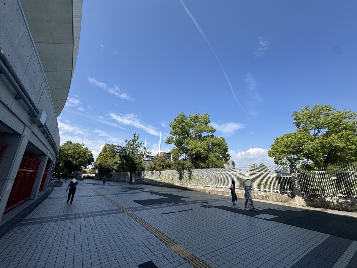長居公園で見つけた!暑い日にちょっと涼しい、子どもと遊べる場所