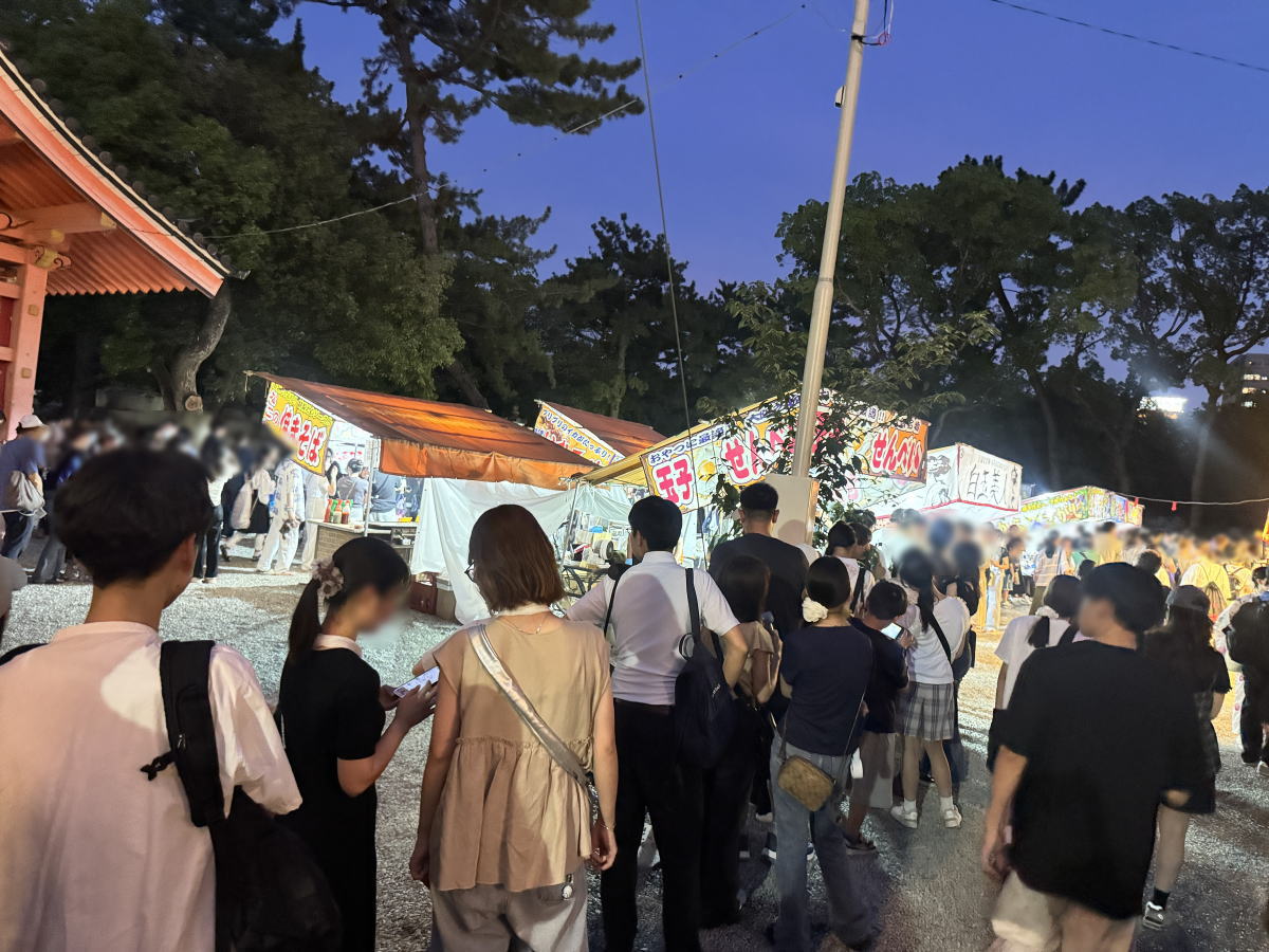 約6年ぶりに屋台復活！住吉大社の夏祭りに行ってきた【2026】