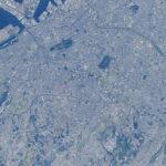 国際宇宙ステーション(ISS)から撮影された住吉区の写真