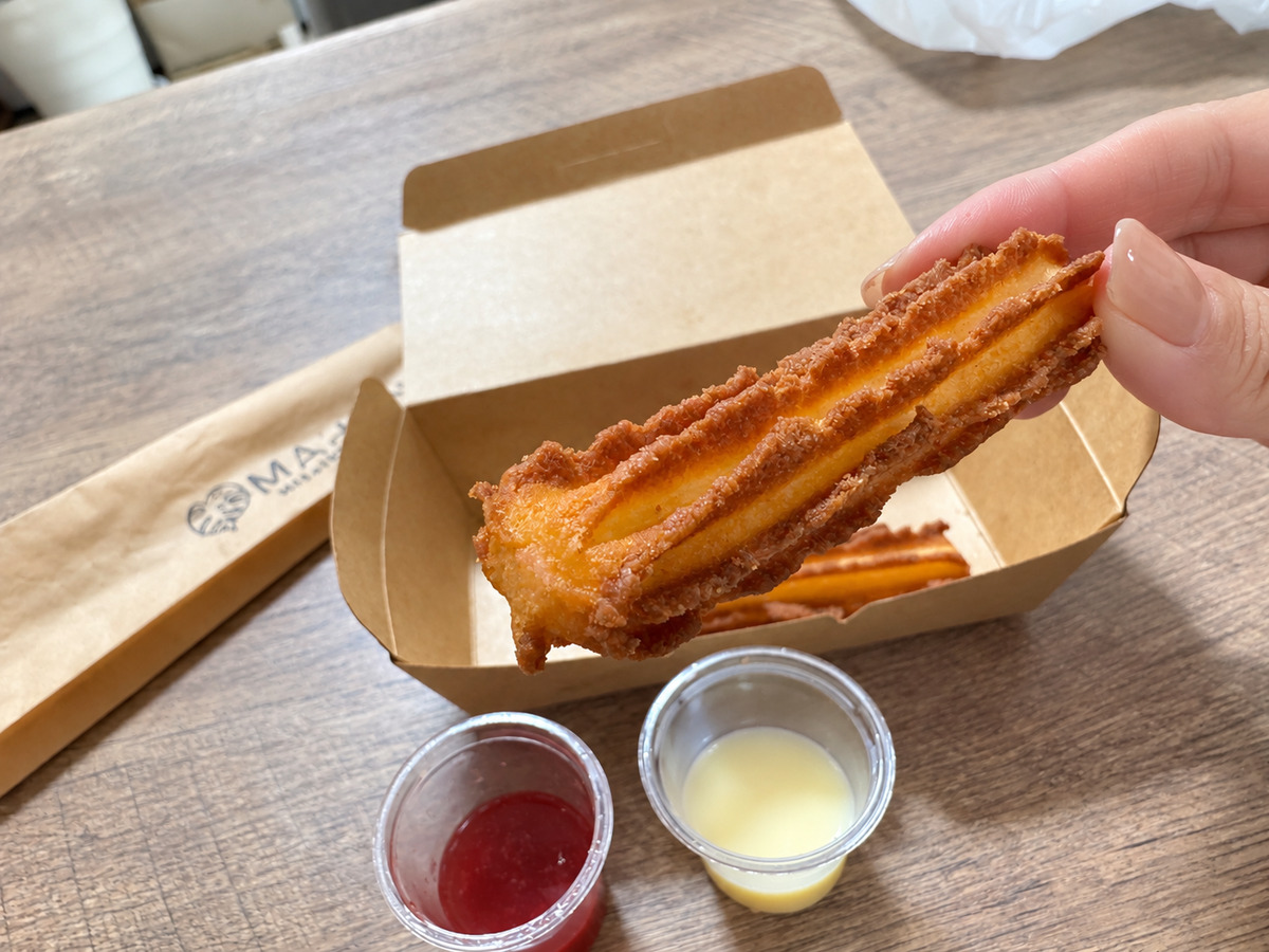 【あびこ】カリッカリの揚げたて自家製チュロス「MAHANA -Hitoiki Jikan-」で食べてきた【すみつーグルメ】