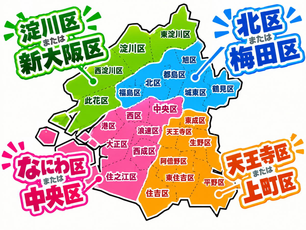 最新　住吉区は「天王寺区」か「上町区」になる？第3弾アンケートがあるみたい。第2弾のアンケート結果も